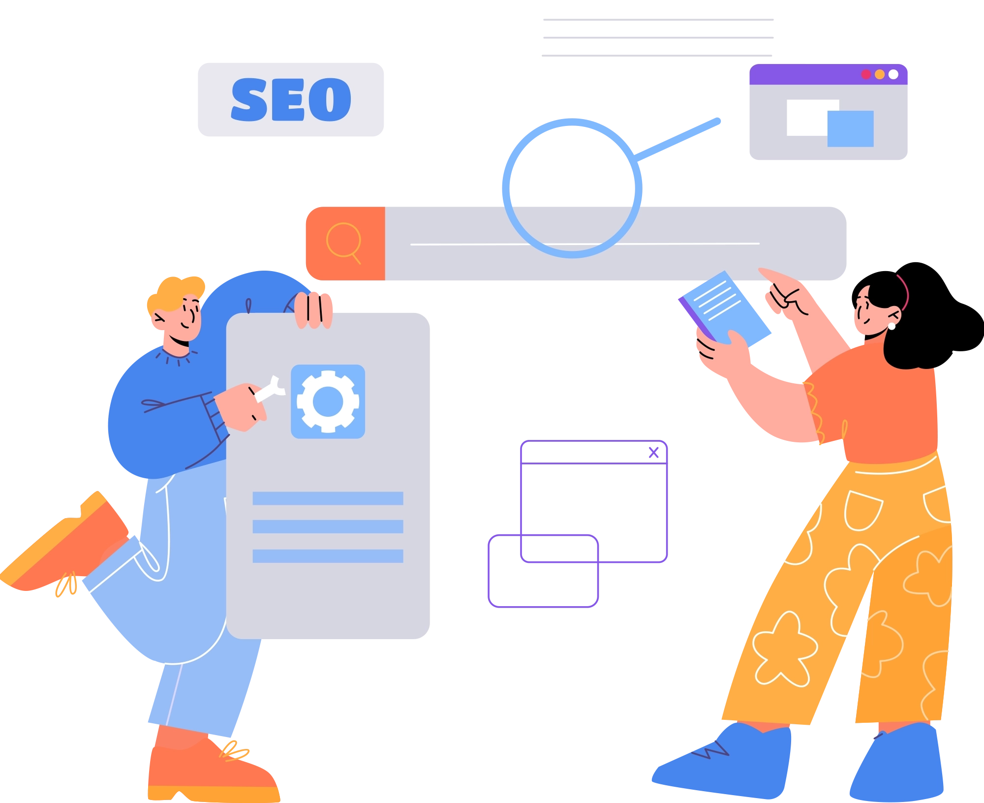 Digital Marketing Illustration